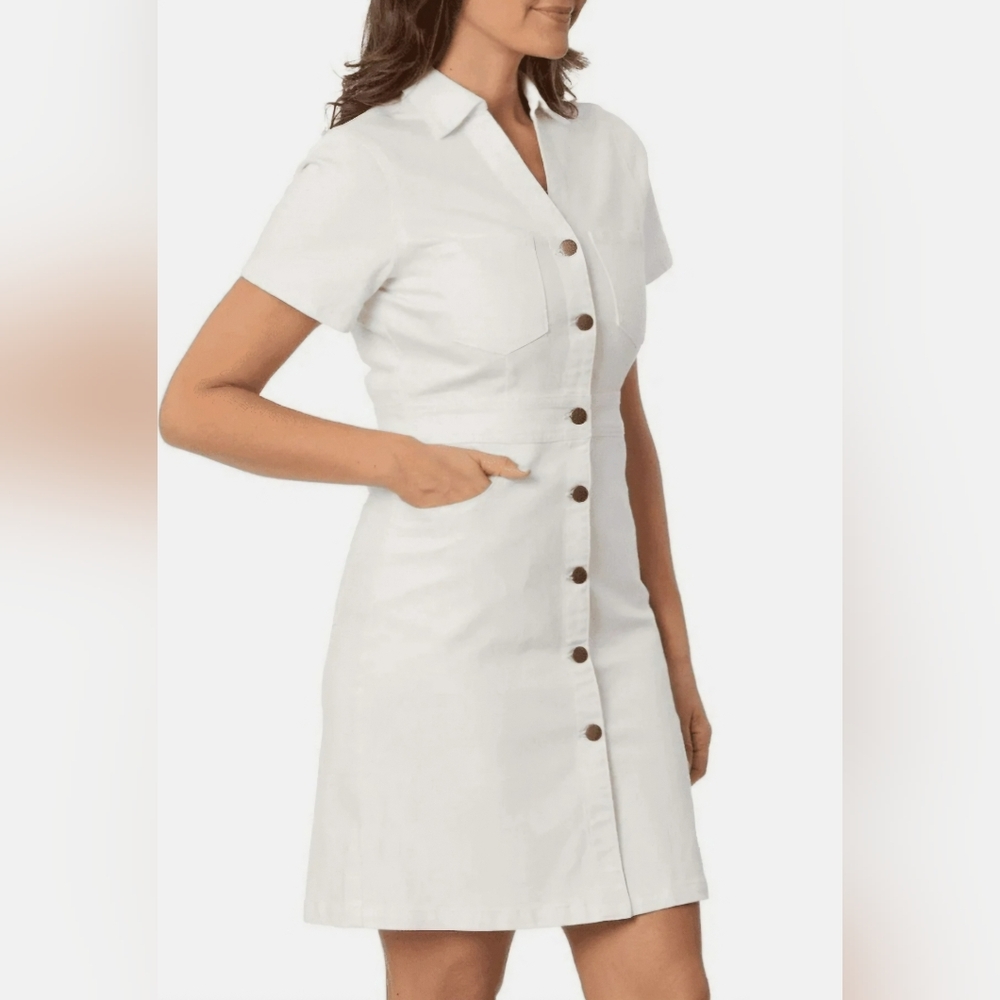 NEW! Draper James White Denim Dress Size 8